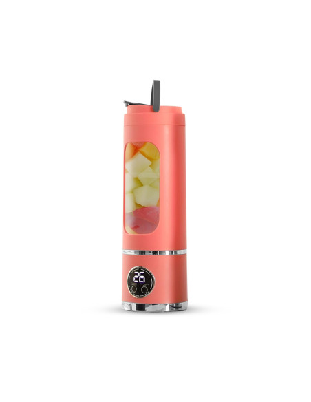 Batidora Portátil Recargable USB Inalámbrica 450ml Cuchillas de Acero