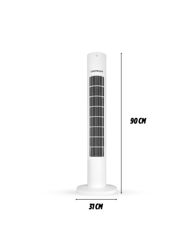 Ventilador de Torre Dictrolux, 3 Modos, Mando,...