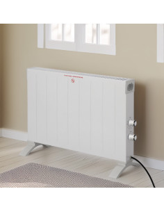 Termoconvector Suelo Eléctrico 2200W Blanco Silencioso... 2