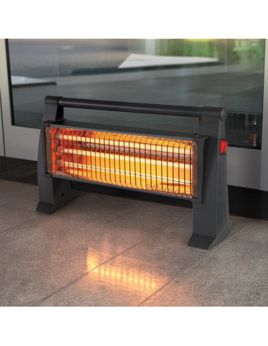Estufa de Cuarzo Eléctrica Dos Elementos de...