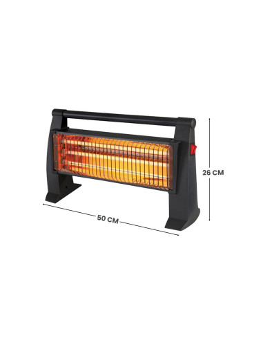 Estufa de Cuarzo Eléctrica Dos Elementos de...