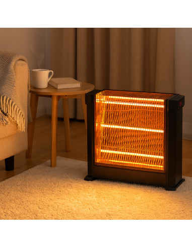Estufa Cuarzo Eléctrica 3 Elementos Infrarrojos...
