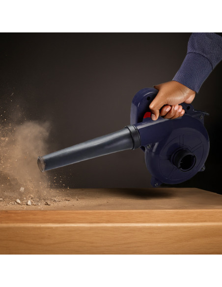 Soplador Aspirador Eléctrico 600W Limpieza Jardín Quitanieve Quita Hojas