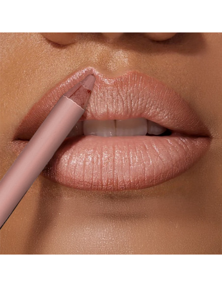 Lápiz de labios mate waterproof con pincel plano para difuminar