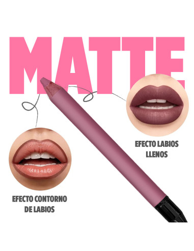 Lápiz de labios mate waterproof con pincel...