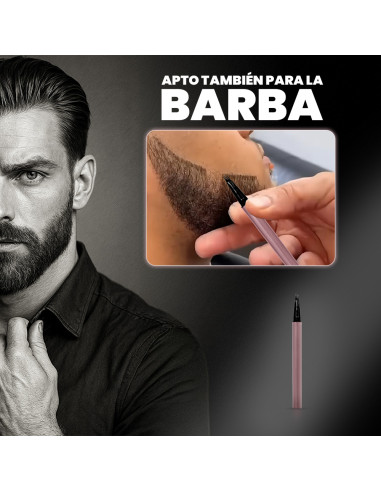 2X Lápiz de Cejas y Barba Microblading...