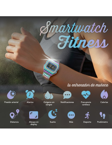 Smartwatch I6 IP68 2,4 cm, GPS, podómetro y...