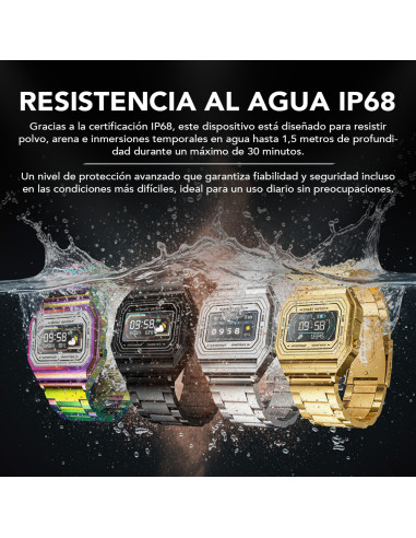 Smartwatch I6 IP68 2,4 cm, GPS, podómetro y...