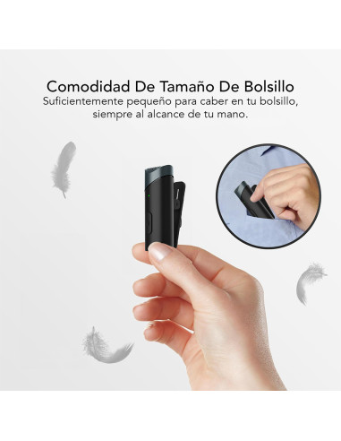Micrófono inalámbrico Type-C, 6 horas de...