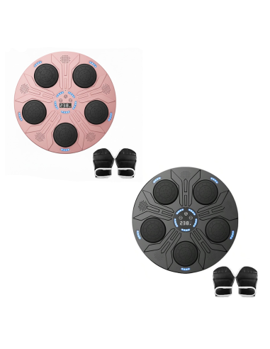 Máquina de Boxeo Musical de Pared con Luces RGB...