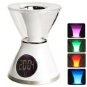 CLESSIDRA Difusor RGB de esencias y aromas para cromoterapia + reloj y fecha 