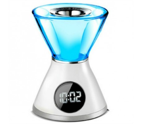 CLESSIDRA Difusor RGB de esencias y aromas para cromoterapia + reloj y fecha 