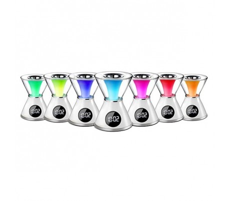 CLESSIDRA Difusor RGB de esencias y aromas para cromoterapia + reloj y fecha 