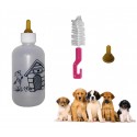Biberón de 120ml para cachorros y gatitos (incluye 2 tetinas + cepillo de limpieza)