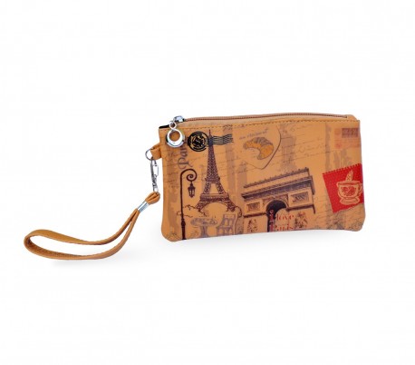 HOLLY C. Organizador para accesorios y monedero para viaje en diferentes colores y estilo retro (19 x 11 cm)