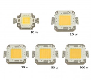 Placa LED de sustitución 3000 k CÁLIDO en 10-20-30-50 ó 100 vatios 