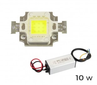 Kit 2 piezas para la sustitución de la PLACA LED + LED DRIVER / Alimentador de focos LED de LUZ FRÍA 6500 k 