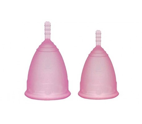  Copa menstrual reutilizable (100 % hipoalergénica y absorvente) 