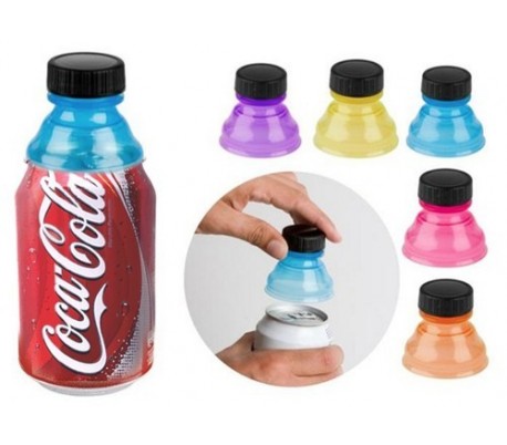 Pack 6 unidades de tapones para lata (colores surtido) / Caps de soda