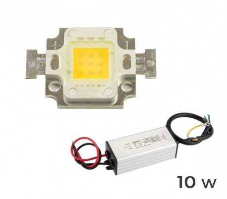 Kit 2 piezas para la sustitución de la PLACA LED + LED DRIVER / Alimentador de focos LED de LUZ CÁLIDA 3000 k 