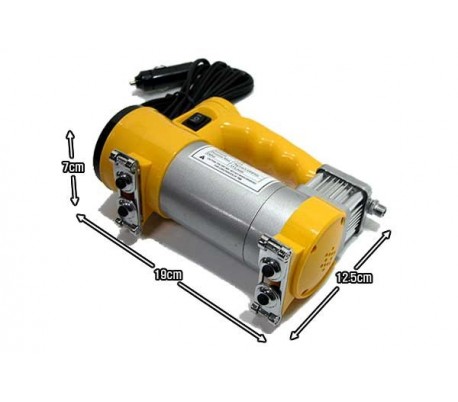 Mini compresor 12 v 150w 35 lt para coche...