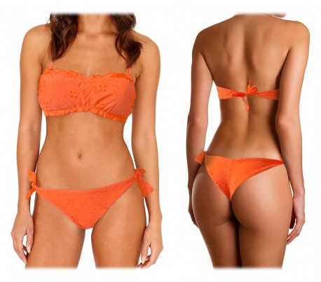 KL281 FLAVOR – Bikini para la mujer con motivo de flores (sujetador y braguitas a conjunto)