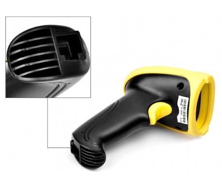 8510 Escaner laser USB Pistola lectora código de barras 650nm WIFI NEGRO