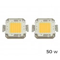 (Pack de 4) Placa LED de sustitución para focos de luz BLANCA FRÍA 6500 k en 10 – 20 – 30 - 50 ó 100 vatios