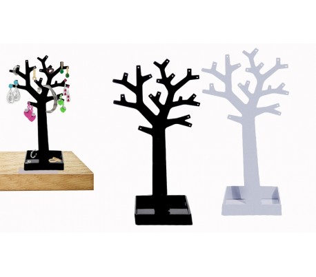 781112 Joyero en forma de árbol para pulseras – collares – pendientes (30 x 10 cm)