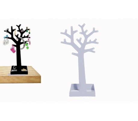 781112 Joyero en forma de árbol para pulseras – collares – pendientes (30 x 10 cm)