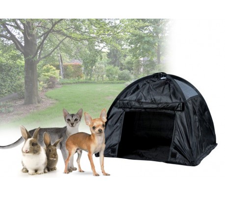 Tienda de campaña con sistema pop-up para animales pequeños (36 x 36 x 36 cm / ventana exterior)