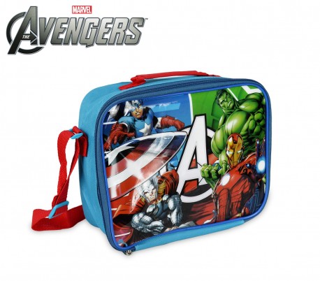MV92271 Portamerienda térmico infantil con motivo de THE AVENGERS / LOS VENGADORES (6 x 20 x 9 cm)