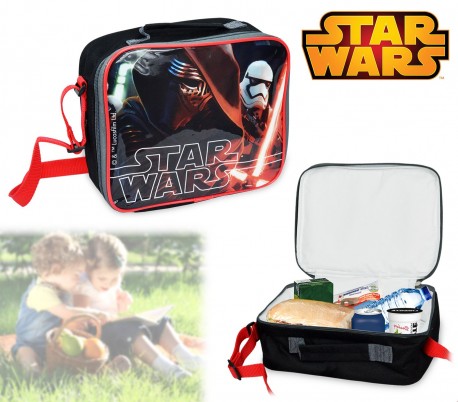 SWE7046 Portamerienda térmico infantil con motivo de STAR WARS (6 x 20 x 9 cm)