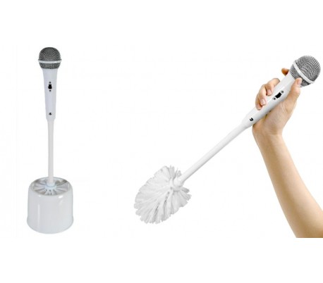 17624 Escobilla para el WC en forma de micrófono