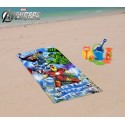  MV92260 Toalla infantil de playa con motivo de LOS VENGADORES (70 x 140 cm / 100% algodón)