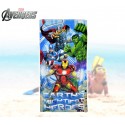  MV92260 Toalla infantil de playa con motivo de LOS VENGADORES (70 x 140 cm / 100% algodón)