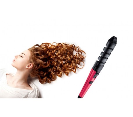 Ondulador y rizador pelo con recubrimiento de cerámica para cualquier tipo de cabello