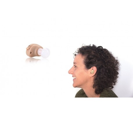 Audífono amplificador de sonido para sordera (40 dB)