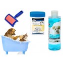 Kit completo de ducha para perro - Champú de (200 ml) IO&TE