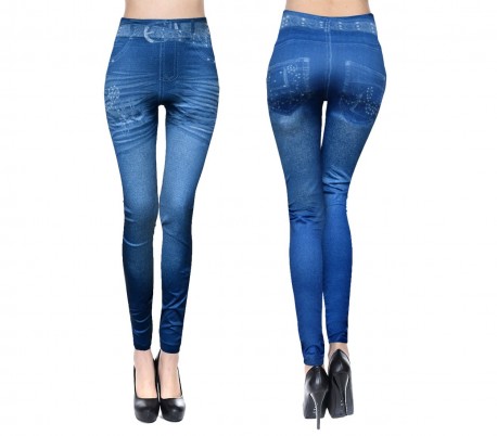 J0175 Jeggins con detalle NOTA MUSICAL en varios colores - Ropa femenina para la mujer
