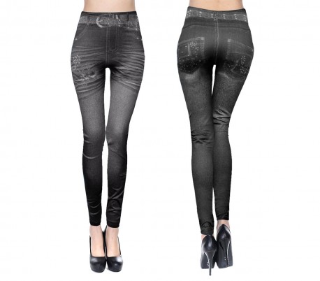 J0175 Jeggins con detalle NOTA MUSICAL en varios colores - Ropa femenina para la mujer