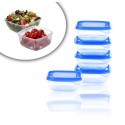 671815 Set de 5 tapers plástico para óptima conservación de alimentos