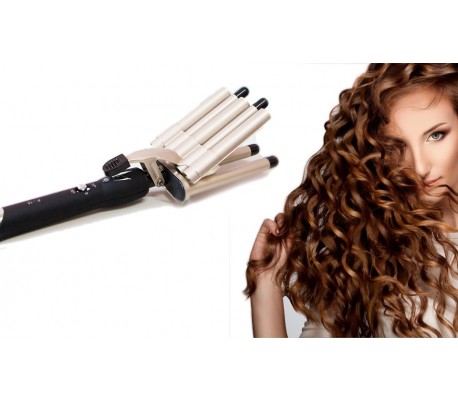PENTAFERRO - Ondulador y rizador de pelo con recubrimiento de cerámica