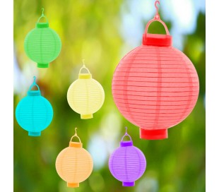 137148 Linterna de cielo en forma REDONDA apta para interiores y exteriores (Pack de 5 piezas) 2