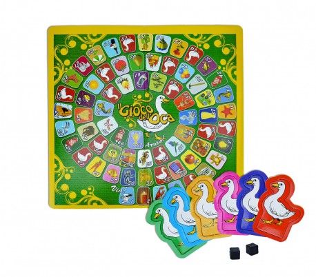 Juego de la oca (incluye 5 fichas)