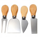739619 Set de accesorios para servir queso (incluye tabla de madera)
