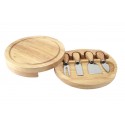 739619 Set de accesorios para servir queso (incluye tabla de madera)
