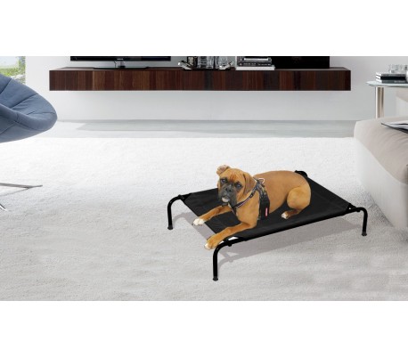Cama para perros apta para interiores y exteriores TALLA M-105x76x20 cm