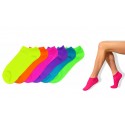 N703-1 Pack de 6 pares de calcetines VERANO NEON mujer Talla35/40