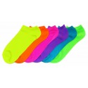 N703-1 Pack de 6 pares de calcetines VERANO NEON mujer Talla35/40